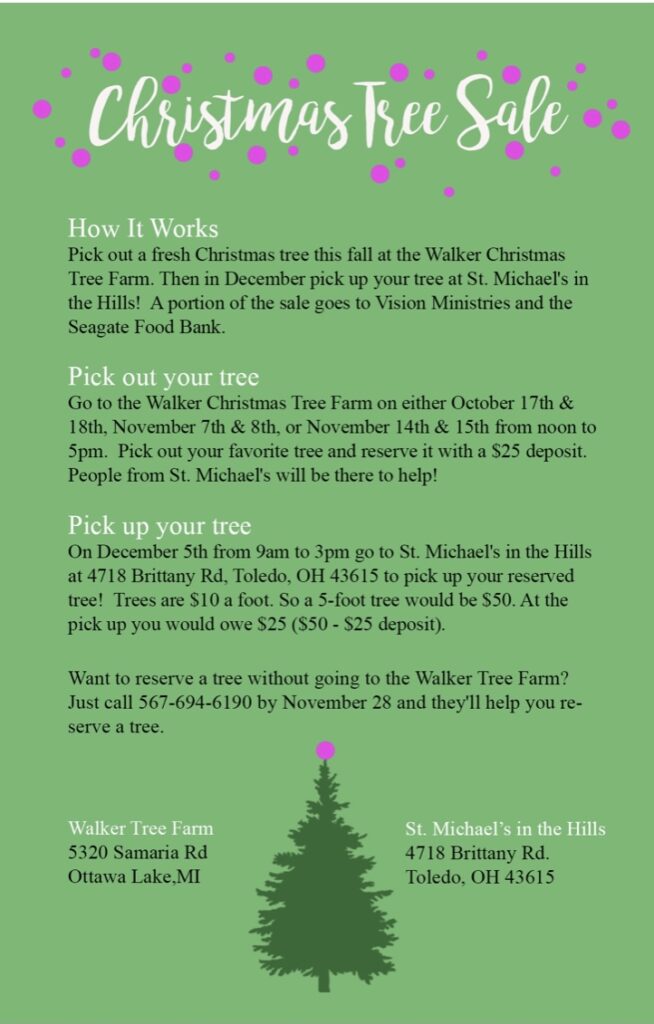 2020 Christmas Tree Sale