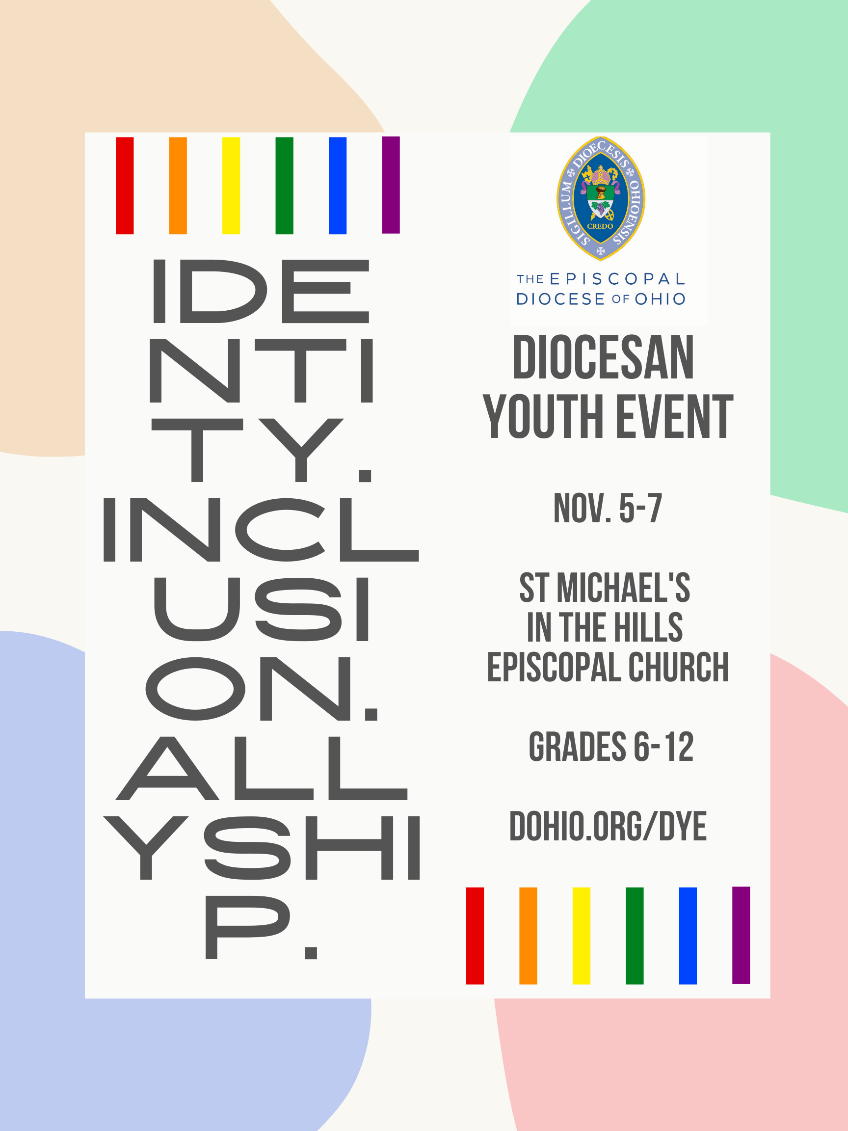 Diocesan LGBTQ+Youth Event Flyer